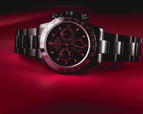 rolex daytona red titan replica|rolex daytona real or replica.